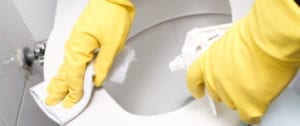 Toilet cleaning service